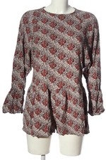 ZARA Tuta corta Donna Pantalone Taglia IT 40 nero-rosso-bianco stile casual