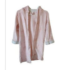 Girls pink hooded unicorn robe