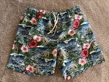 NWOT Swim Shorts / Trunks FRANKS Australia Multicolor Oahu Hawaii Size Med