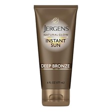 Jergens Natural Glow Instant Sun Tanning Moisturizer  Bronzer, Lightweight Sunl