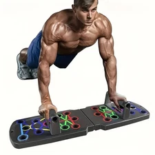 Multi-Functional Folding Push-Up Board