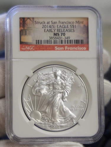 2014 S US Silver Eagle $1 NGC MS70 SF Early Releases