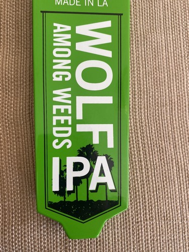 Golden Road Brewing Wolf Among Weeds IPA 8" small shotgun Beer Tap Handle L.A. - Picture 4 of 12