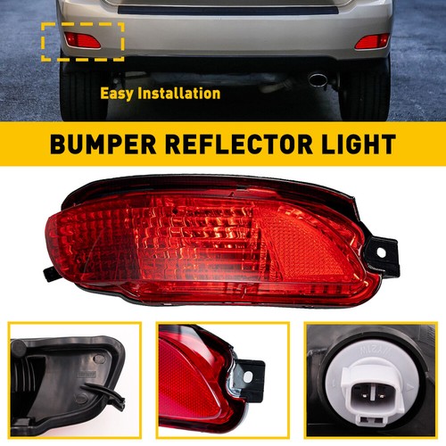 Rear Light Bumper Left Reflector For Lamp Lexus RX300 RX330 RX350 RX400h 2003-09