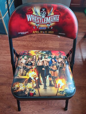 WWE Wrestlemania 37 Event Chair Raymond James Stadium. Tampa Florida