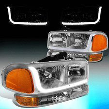 For 1999-2007 Gmc Sierrayukon Led Drl Chrome Amber Headlightbumper Signal Lamp For 1999-2007 Gmc Sierrayukon Led Drl Chrome Amber Headlightbumper Signal Lamp