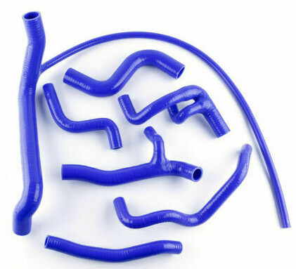 BLUE FOR GOLF GTI MK3 2.0L 8V 115PS 2E 1992-1997 SILICONE RADIATOR WATER HOSE - Picture 1 of 11