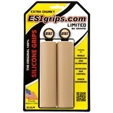 ESI EXTRA Extra Chunky 34mm Soft Bike Grips 130mm, Tan