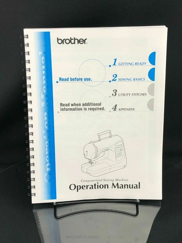 Brother NX-600 Sewing Instructions & Reference Guide COLOR COPY REPRINT ...