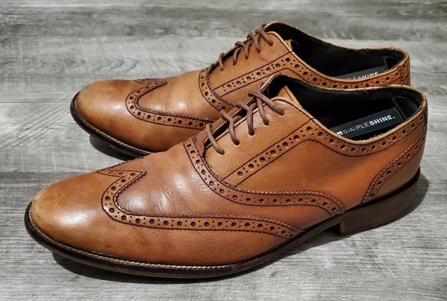 Cole Haan âWilliams Wing IIâ Mens Oxford British Tan Leather Size 9M C12210 | eBay