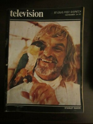 St Louis Post Dispatch TV Guide February 1974 Stanley Baker Robinson Crusoe