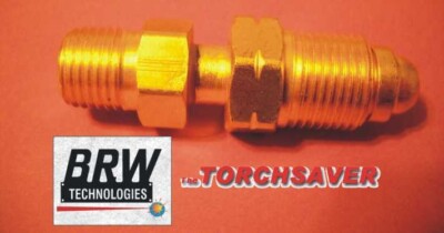 Brass Argon Inert Gas fitting LH Water male x 1/4 Pipe Thread fitting AW-428