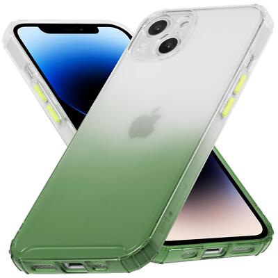 Clear Back Cover Handy Hülle für iPhone 14 Plus Silikon Slim Case Schutzhülle