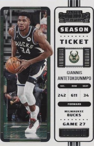 Giannis Antetokounmpo 2022-23 Panini Prizm Red Choice #/88 Bucks