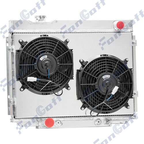 3Row Radiator Shroud Fan For 1968-1970 Ford Mustang Fairlane/ Mercury Cougar V8 - Picture 7 of 12