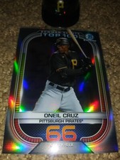 2021 Bowman Chrome Oneil Cruz Bowman Scouts Top 100 BTP-66 🔥 REFRACTOR 🔥 RC