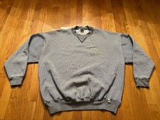 Russell Athletics Vintage Striped Crewneck Sweatshirt XL Made in USA Giraffe