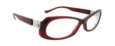 New Authentic Eye'DC V578 003 90s France Vintage Red Plastic Eyeglasses Frame