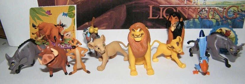 Juego de 10 + 2 rellenos de bolsa de regalos favoritos de fiesta de lujo de la película Disney El Rey León Foto 2 de 4