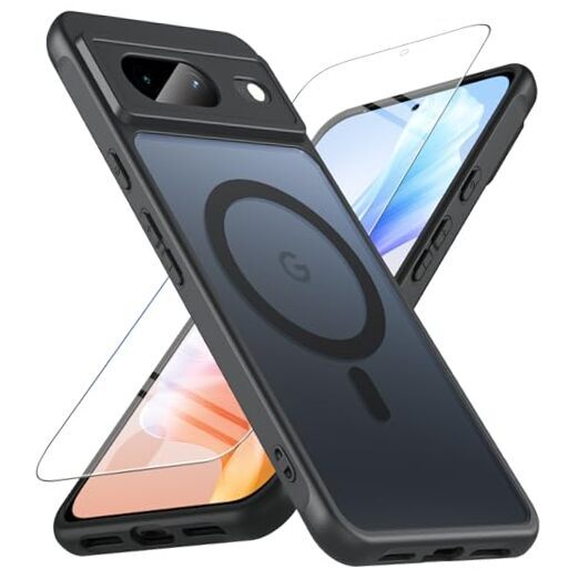 for Pixel 8 Case Compatible with Magsafe, [Case with Google Pixel 8 Black