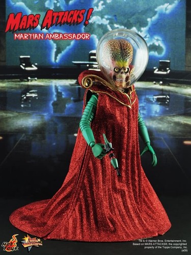 MARS ATTACKS~MARTIAN AMBASSADOR~SIXTH SCALE FIGURE~MMS108~HOT TOYS~2009~MIBS - Picture 5 of 14
