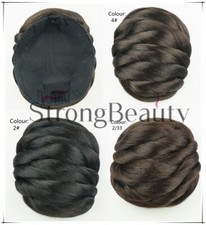 Girls' Synthetic Hair Bun Chignon Vintage Clip In Hair Bun Extension for Women