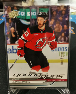 2024-25 Upper Deck Young Guns UD Exclusives /100 #479 Daniil Misyul Devils