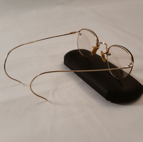 American Optical Rimway Ful-Vue  True Antique eyeglasses & Case - Picture 8 of 12