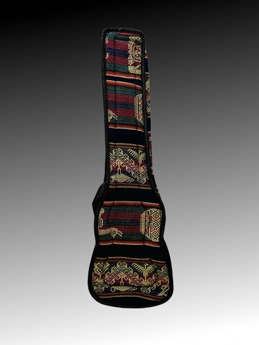Custodia Charango Boliviana Lana Aguayo Standard 2 Corde Charango 2 Cinghie + Kit Cinghie - Foto 7 di 16