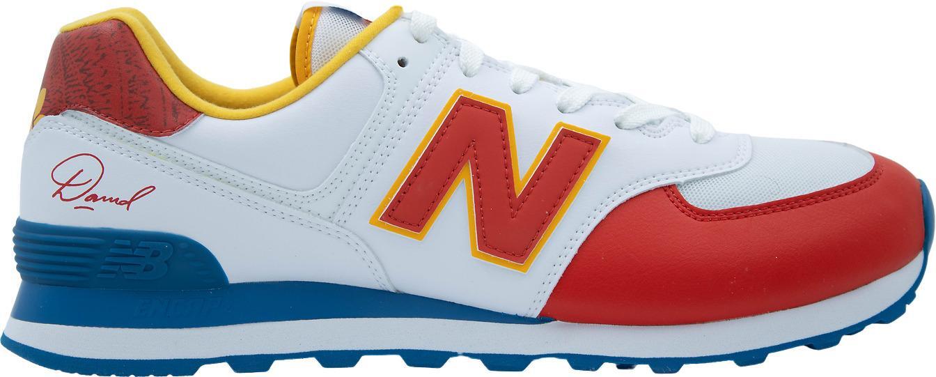 New Balance David Sunflower Seeds x 574 Blue Munsell White for