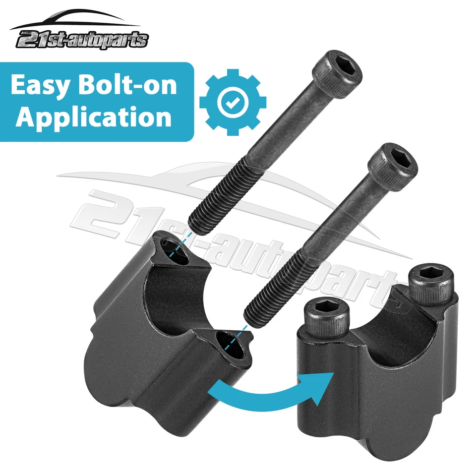 Elevador de manillar CNC 7/8" espaciador de 1,2" para moto de cross Kawasaki Honda Suzuki Yamaha Foto 2 de 4