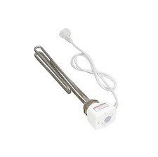 Asta riscaldante elettrica in acciaio inox 3kW 230V - 5/4" MB caldaia con termostato