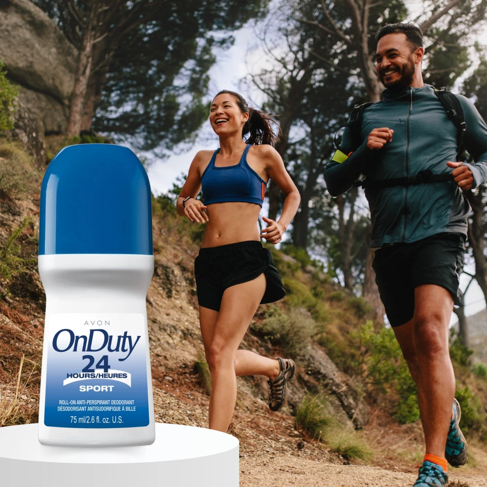 Avon On Duty Sport 24 Hr Roll-On Antiperspirant Deodorant, – 2.6 fl oz (20-Pack) - Image 3 of 4