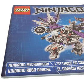 Lego 70725 Ninjago Nindroid Mechdragon INSTRUCTION MANUAL ONLY 2014 Retired 9+