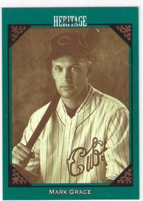 1993 Studio Heritage insert card #5 Mark Grace