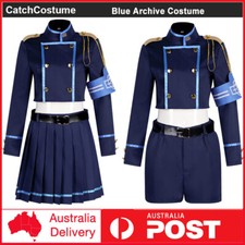 Anime Game Blue Archive Tachibana Hikari Nozomi Cosplay Costume Railway Uniform