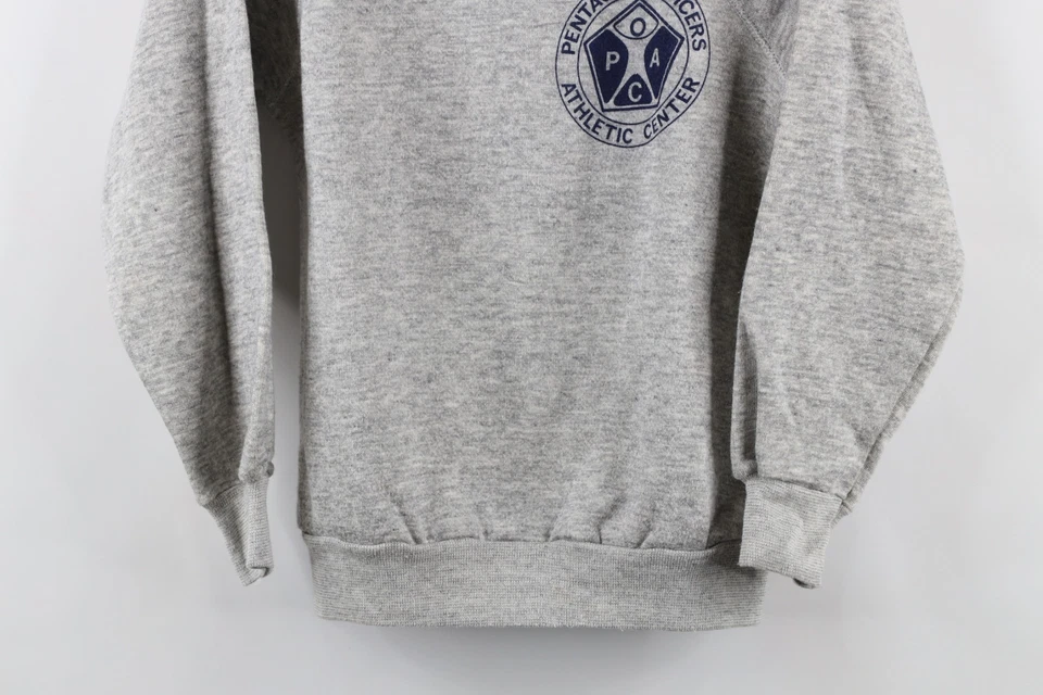 Sudadera De Colección Años 80 Campeona Mujer Pequeña Oficiales del Pentágono Centro Atlético EE. UU. Foto 3 de 4