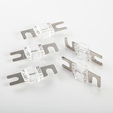 New Road Rage Silver Plated Mini ANL 80A Fuse 5pk MIDI AFS