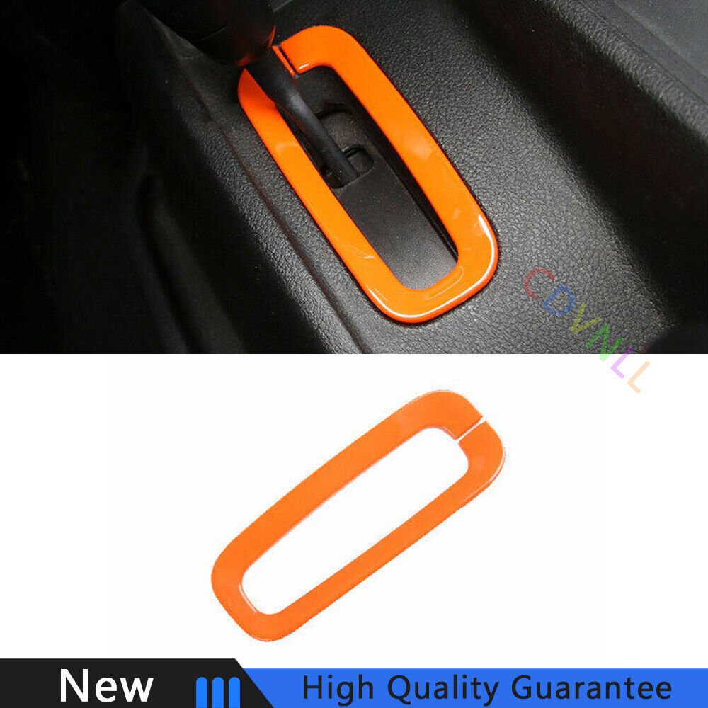 For Jeep Wrangler JK 11-2017 Bright Orange Middle Console Gear Shift Frame Trim