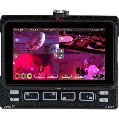 Atomos AtomX Cast dock streaming e commutazione per Ninja V/V Plus