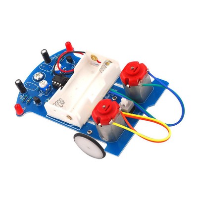 D2-5 Smart Car Automatic Line Following Robot Soldering Learning Electronics Kit