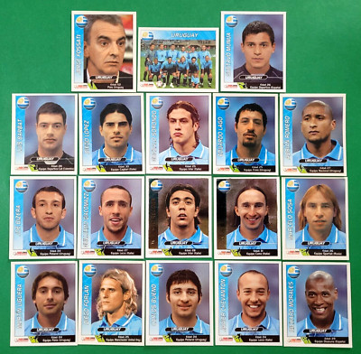 2004 Navarrete Copa America #E06 URUGUAY SOCCER TEAM Sticker Promo ALVARO RECOBA