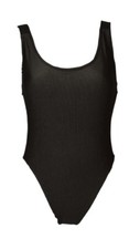 CALVIN KLEIN women's swimsuit for the beach or swimming pool with logoed shoulde
