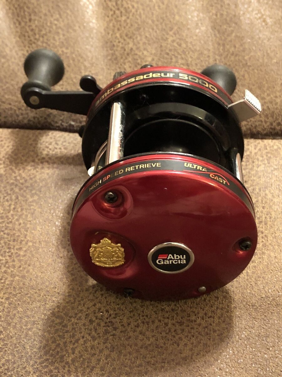 Vintage Abu Garcia Ambassadeur 5000 Baitcasting Reel - NICE Vintage Abu Garcia Ambassadeur 5000 Baitcasting Reel - NICE