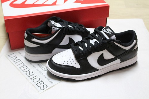 W Nike Dunk Low Retro "Panda" Black White DD1503-101 Womens US 5.5 ~ 9 Size - Picture 2 of 6