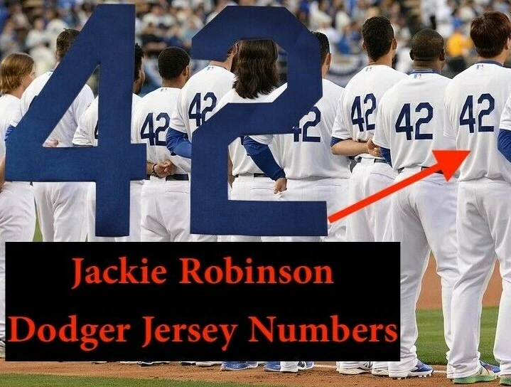 What was jackie robinson's jersey best sale number