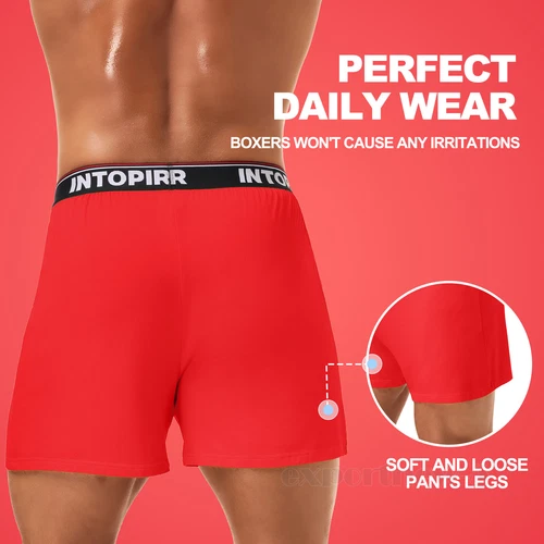 Men's ComfortSoft Underwear Boxers, Soft Knit Moisture-Wicking Jersey Boxers x7 - Picture 5 of 12
