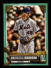 2022 TOPPS GYPSY QUEEN #130 JACOB DEGROM TURQUOISE /199