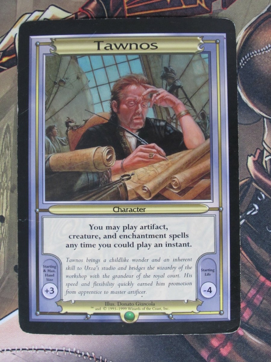 Tawnos Vanguard Oversized Magic the Gathering MTG Single Played X1 Card  Large