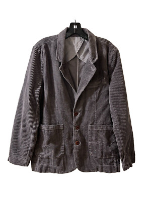 Alex Mill women Dusty Plum Boyish Rugged Cotton Corduroy Blazer Jacket sze Large